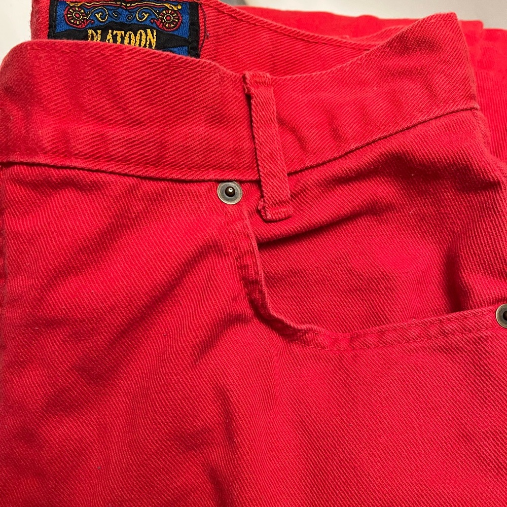 Vintage Platoon high rise jeans made in Canada